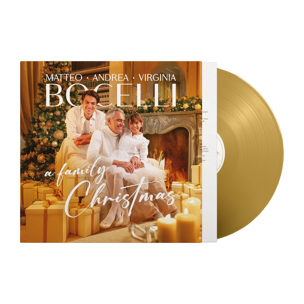 A Family Christmas Exclusive Gold 1LP - Andrea Bocelli Official Store